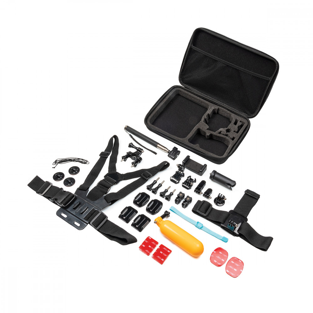 Action Camera 30 Piece Accessory Pack