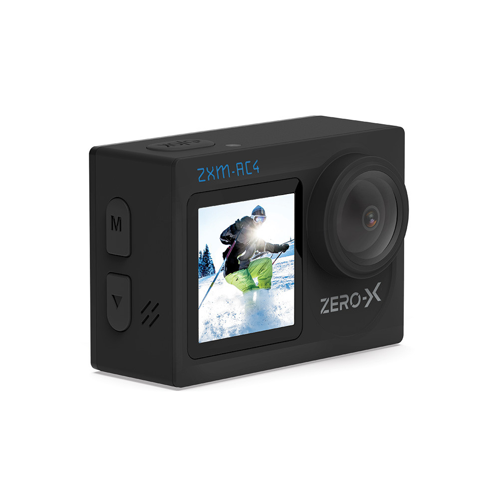 4K UHD Action Camera with Dual Display & WiFi