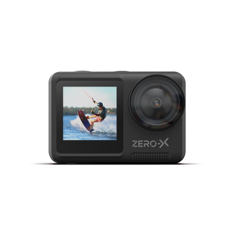 Waterproof 4K UHD Action Camera with Dual Display & WiFi